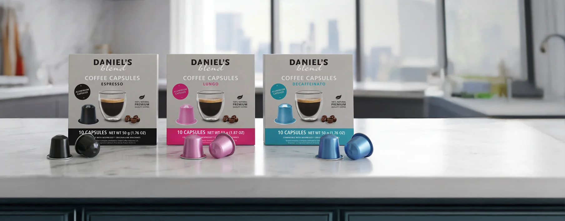 Daniel's Blend — All the flavour of the finest coffee beans